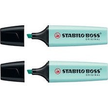 Stabilo Boss Original Pastel Fosforlu Kalem Turkuaz 2'li