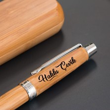 Hediyesec Öğretmene Hediye Bambu Roller Kalem