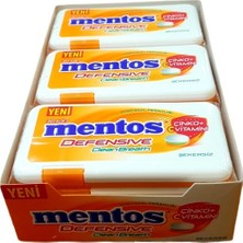 Mentos Cleanbreath Defensive Portakal Vitc 12 x 21 gr