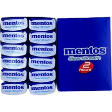 Mentos Clean Breath Metal Kutu Nane Şekersiz 12'li x 35 gr