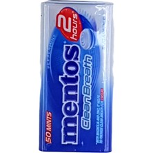 Mentos Clean Breath Metal Kutu Nane Şekersiz 12'li x 35 gr