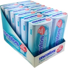 Mentos Clean Breath Metal Kutu Yoğun Nane Şekersiz 12'li x 35 gr