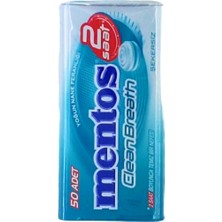 Mentos Clean Breath Metal Kutu Yoğun Nane Şekersiz 12'li x 35 gr