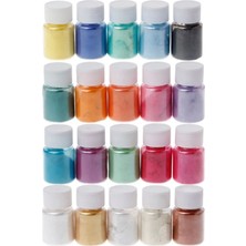 Brtrkimya Brtr 20 Renk Sedefli Epoksi Metalik Toz Pigment Seti 10GRX20RENK