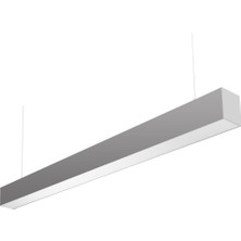 Ledesis Osram LED Lineer Sarkıt Armatür 4000K 200 Cm (Gün Işığı) (Antrasit Gri)