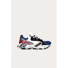 Bueno Shoes Lacivert Deri Kadın Spor Ayakkabı