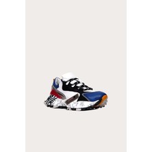 Bueno Shoes Lacivert Deri Kadın Spor Ayakkabı