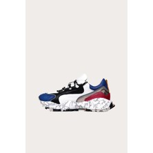 Bueno Shoes Lacivert Deri Kadın Spor Ayakkabı