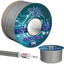 Cable Cable Kamera Kablosu 2+1 Cctv 0.50 100 mt Erk Yerli