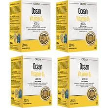 Ocean Çocuklar ve Yetişkinler Için D3 Vitamini 400 Iu 20 ml Sprey X4 Adet