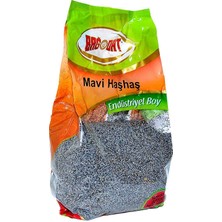 Bağdat Baharat Doğal Tane Haşhaş Mavi 1000 gr Paket