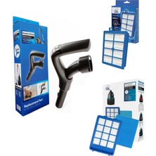 Populer Philips Uyumlu  FC9912 Marathon Ultimate Kumanda Sapı+Hepa Filtre Seti