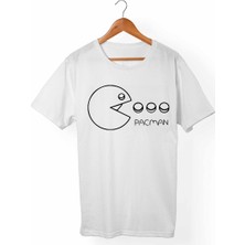 Alfa Tshirt Pac- Man Çocuk Beyaz Tişört