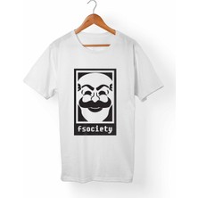 Alfa Tshirt Mr.robot Çocuk Beyaz Tişört