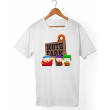 Alfa Tshirt Southpark Çocuk Beyaz Tişört