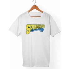 Alfa Tshirt Süngerbob Çocuk Beyaz Tişört