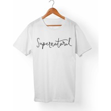 Alfa Tshirt Supernatural Çocuk Beyaz Tişört