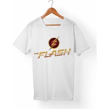 Alfa Tshirt The Flash Çocuk Beyaz Tişört