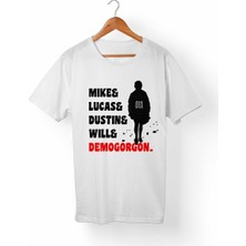 Alfa Tshirt Stranger Things Çocuk Beyaz Tişört