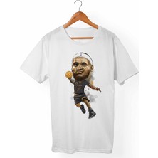 Alfa Tshirt Lebron James Çocuk Beyaz Tişört