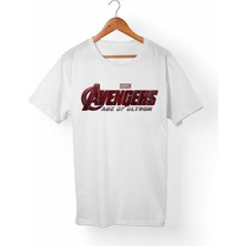 Alfa Tshirt The Avengers Çocuk Beyaz Tişört
