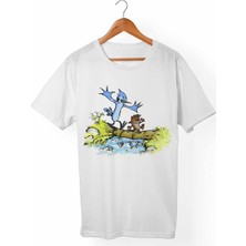 Alfa Tshirt Regular Show Çocuk Beyaz Tişört