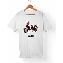 Alfa Tshirt Vespa Çocuk Beyaz Tişört