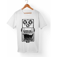 Alfa Tshirt Nirvana Çocuk Beyaz Tişört