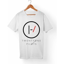 Alfa Tshirt Twenty One Pilots Çocuk Beyaz Tişört