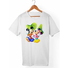 Alfa Tshirt Mickey Mouse Çocuk Beyaz Tişört