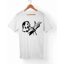 Alfa Tshirt Queen-Freddie Mercury Çocuk Beyaz Tişört