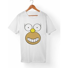Alfa Tshirt The Simpsons Çocuk Beyaz Tişört