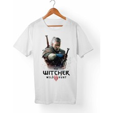Alfa Tshirt The Witcher Çocuk Beyaz Tişört