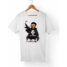 Alfa Tshirt Punisher Çocuk Beyaz Tişört