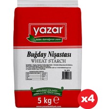 Yazar Buğday Nişasta 5 kg 4' lü