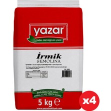 Yazar İrmik 5 kg 4' lü