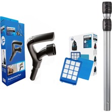 Populer Philips Uyumlu  CP0290/01 Ergo Uzaktan Kumanda Sapı+Çelik Boru+Ön Filtre Set