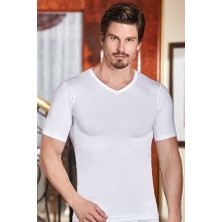 Berrak 1027 Erkek Fanila Kısa Kol V Yaka