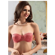 Bella Donna Straplez Dantelli Balenli Toparlayıcı Sütyen