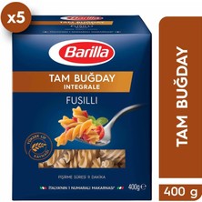 Barilla Tam Buğday Burgu Makarna (Integrale Fusilli) 400 gr x 5 Adet