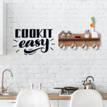 BK Gift Doğal Ahşap Raflı Dekoratif Fincan Askılığı ve Mutfak Duvar Süsü-4