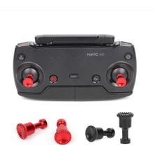 Sunnylife Djı Mavic Serisi Için Alüminyum Alaşımlı Başparmak Rocker Kapak Joystickleri Siyah