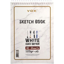 Vox Art 120 gr Eskiz Çizim Defteri A 5 40 Yaprak