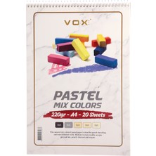 Vox Art 220 gr Pastel Boya Defteri 5 Renk A4 20 Yaprak
