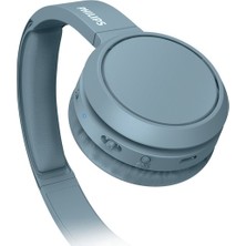 Philips TAH4205 Kulak Üstü Bluetooth Kulaklık - 29 Saat Dinleme Süreli Bas Artırma Düğmeli - Mavi