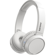 Philips TAH4205 Kulak Üstü Bluetooth 29 Saat Dinleme Süreli Bas Artırma Düğmeli Kulaklık Beyaz