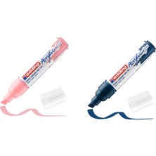 Edding 5000 Kalın Uçlu Akrilik Markör  5-10 Mm’lik Kesik Uç 2 Renk