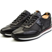 Ducavelli Hakiki Deri Erkek Ayakkabı 42 Numara Kaydırmaz Kauçuk Taban ile Rahat Kullanım