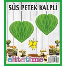 Hayaller Dükkanı Süs Ponpon Kalpli Yeşil Pk:2
