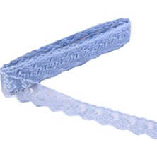 Hayaller Dükkanı Kurdela Danteli 4cm Mavi Pk10yard0